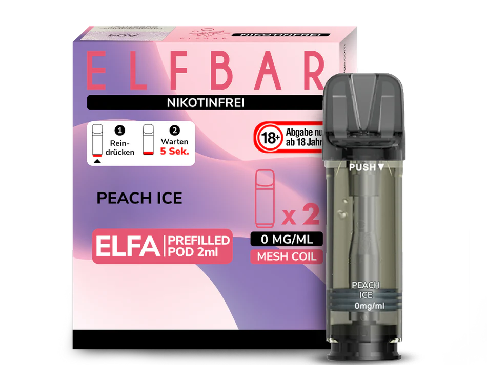ELFA Pods | Peach Ice NIKOTINFREI
