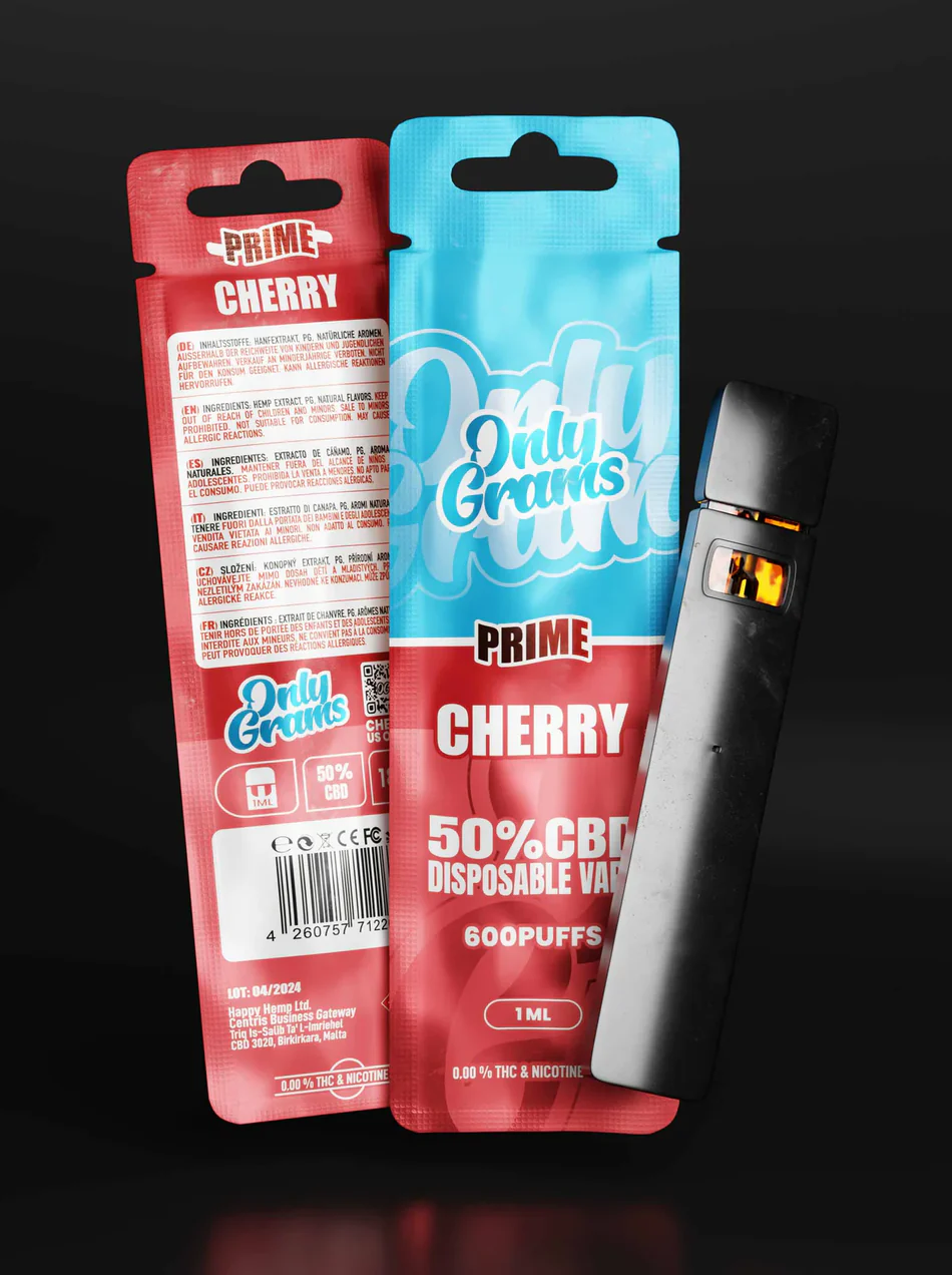 OnlyGrams® CBD Vape | Cherry