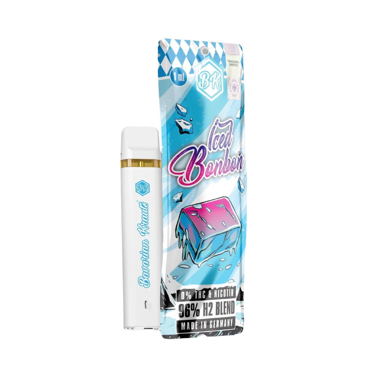 Bavarian Krauts H2 96% Vape - Iced Bonbon