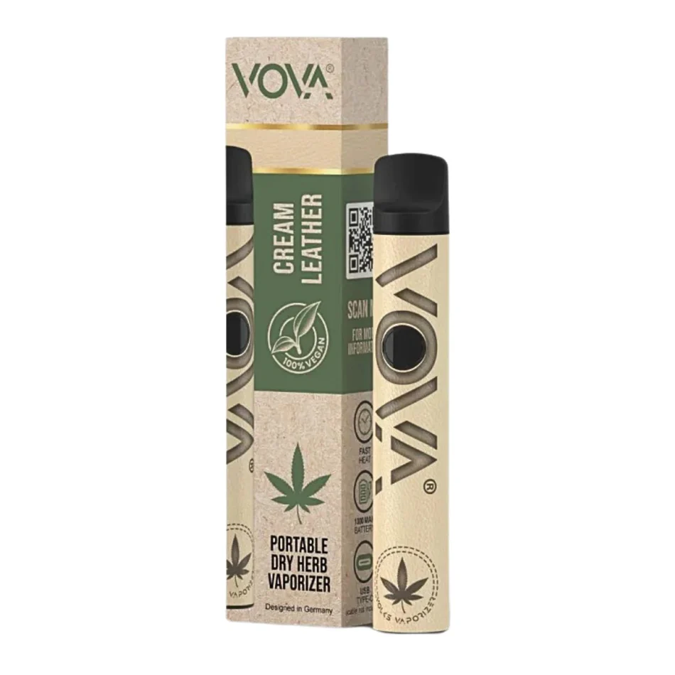 VOVA Vaporizer - Cream Leather