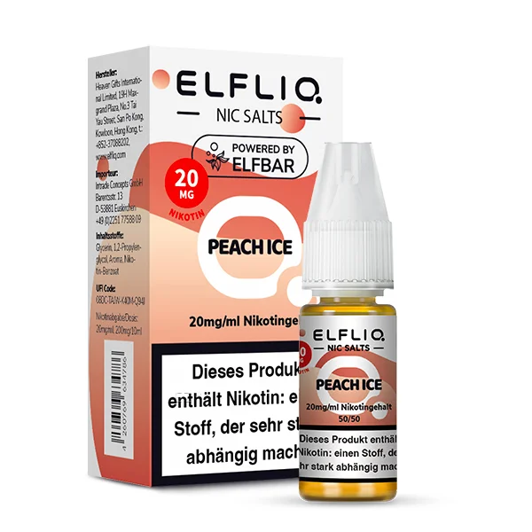 ELFLIQ Liquid | Peach Ice