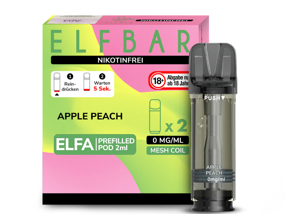 ELFA Pods | Apple Peach NIKOTINFREI